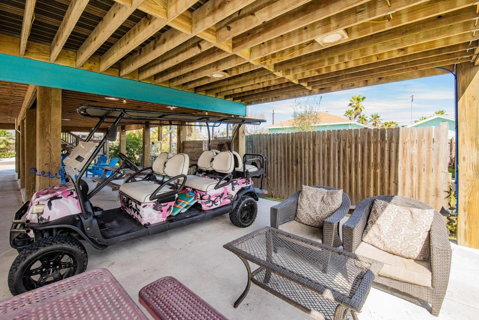 Willa Casita Del Mar - Golf Cart Included Boat Parking Port Aransas Zewnętrze zdjęcie