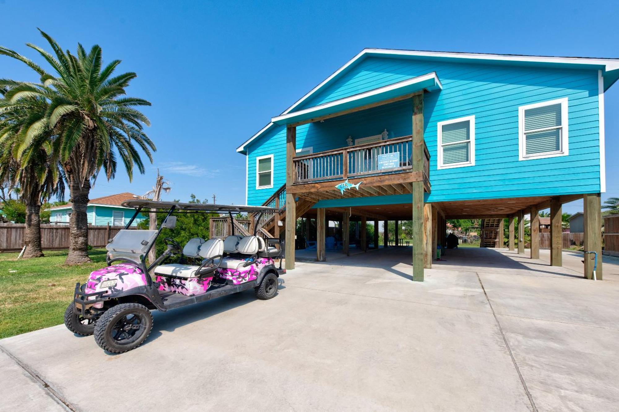 Willa Casita Del Mar - Golf Cart Included Boat Parking Port Aransas Zewnętrze zdjęcie