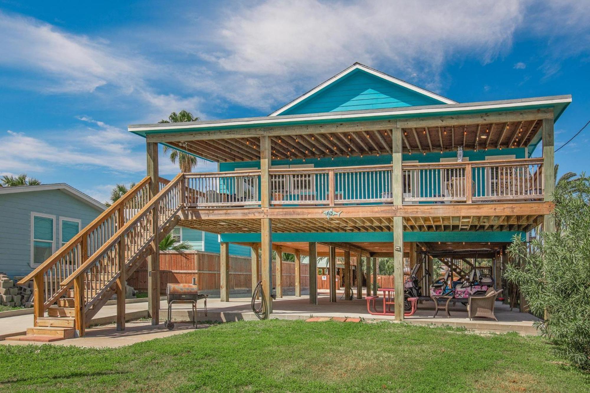 Willa Casita Del Mar - Golf Cart Included Boat Parking Port Aransas Zewnętrze zdjęcie